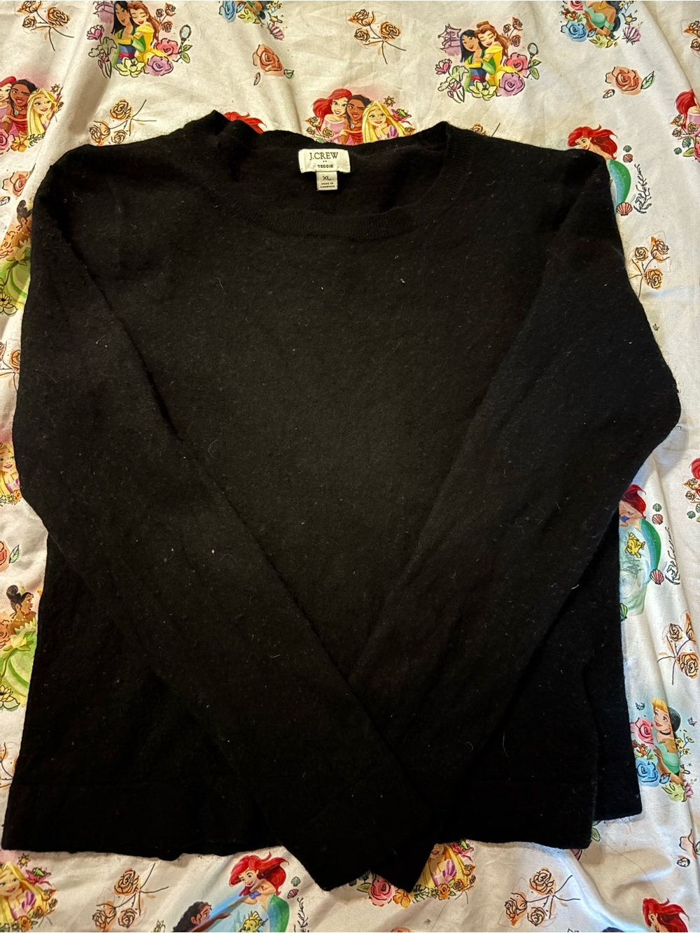 J. Crew Black Crewneck Sweater